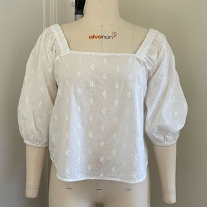 Mango Peasant Top
